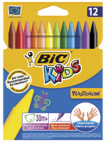 Kredki świecowe BIC Kids Plastidecor 12kol.